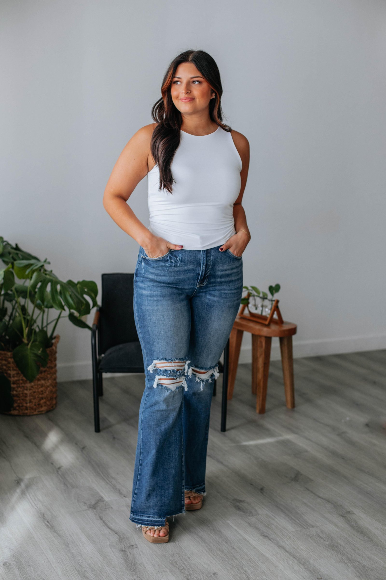 Ariel Basic Tank - Ivory - Image 2