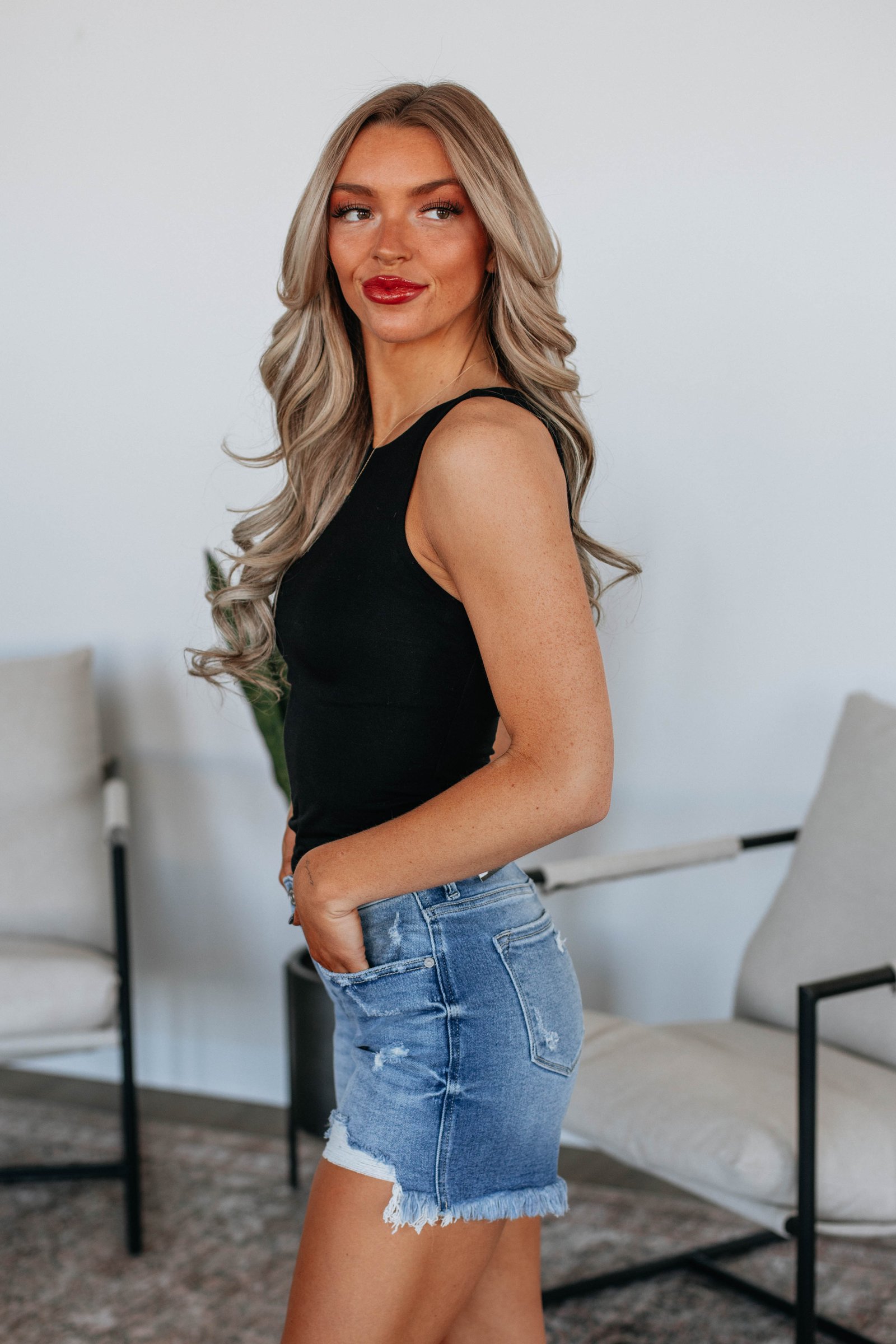 Ariel Basic Tank - Black - Image 3