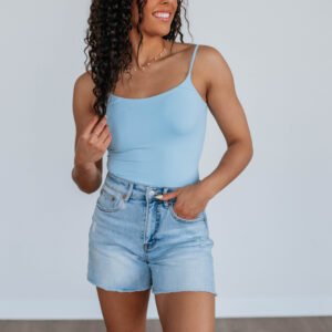 Double Take Bodysuit - Sky Blue