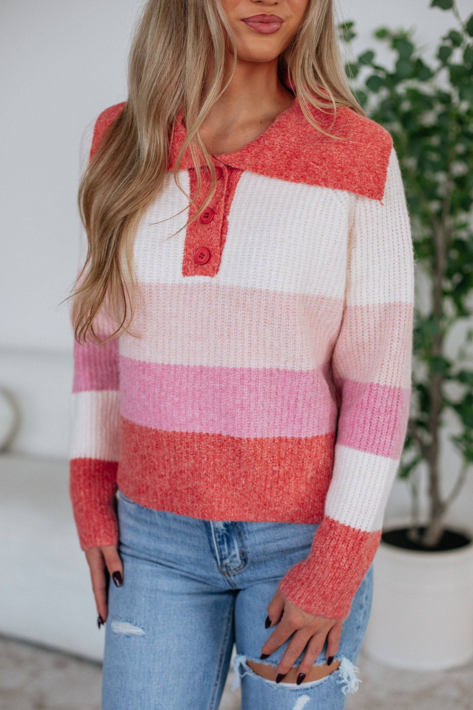 Elara Striped Sweater - Image 2