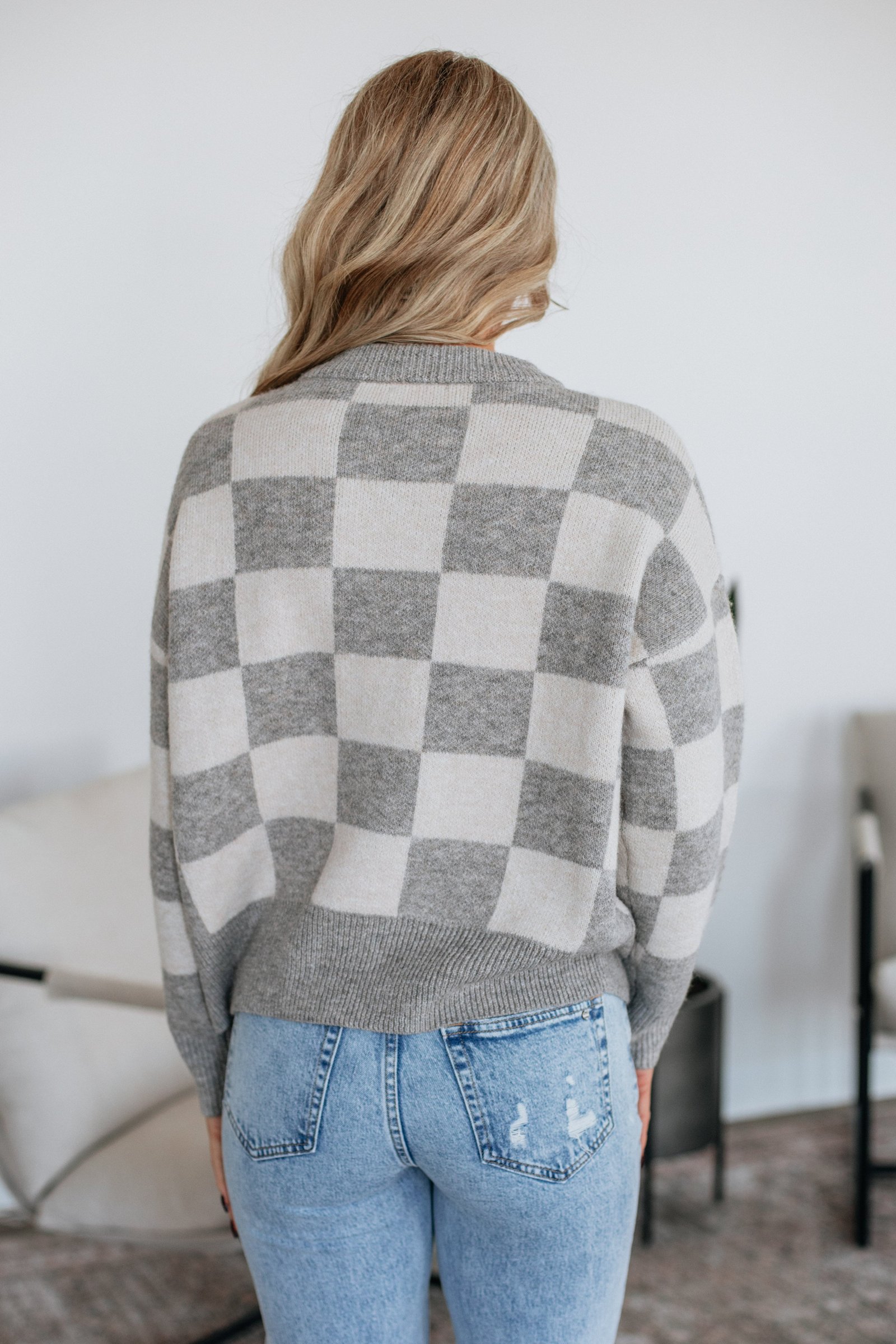 Flynn Checkered Sweater - Image 6