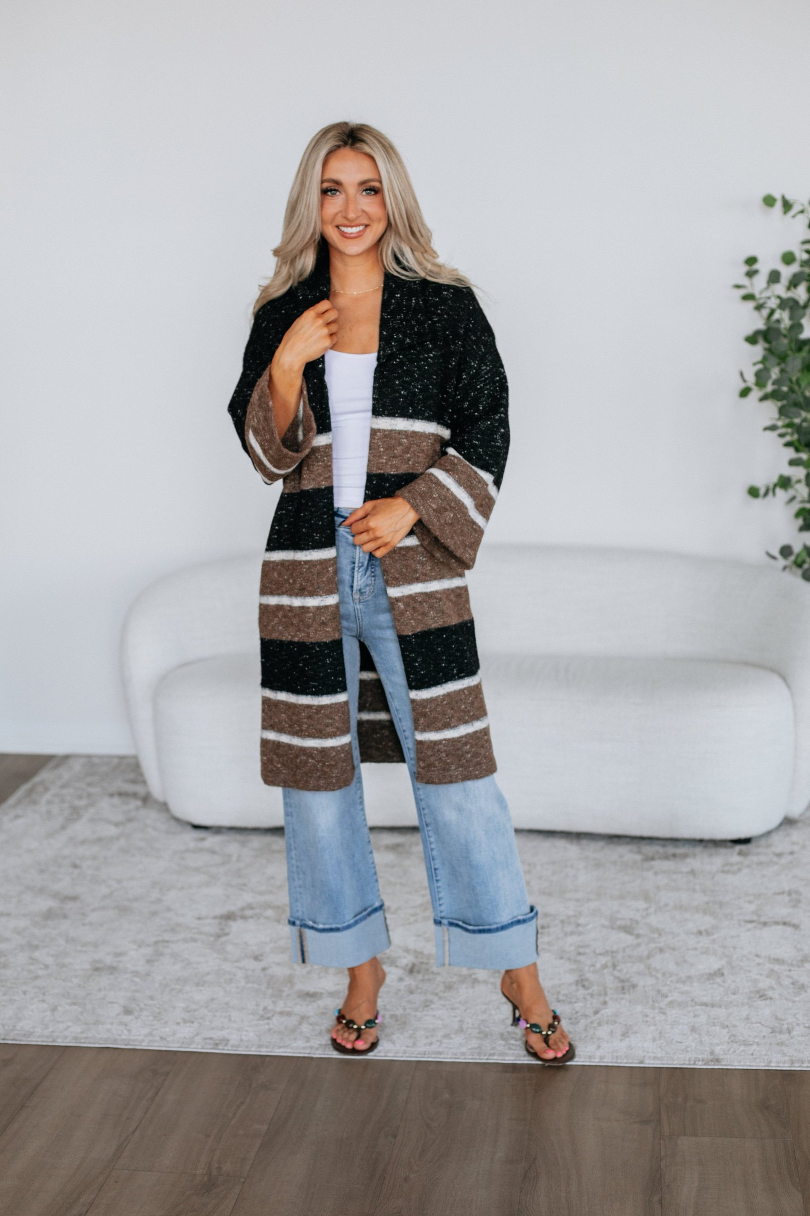 Lowell Striped Cardigan - Image 2