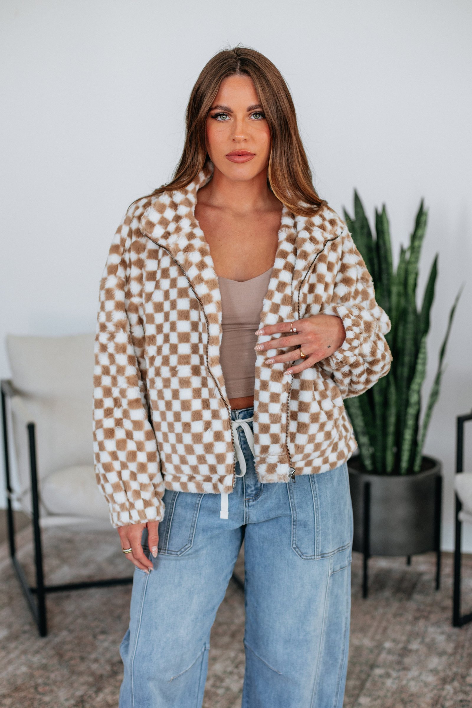 Kristen Checkered Jacket - Image 4