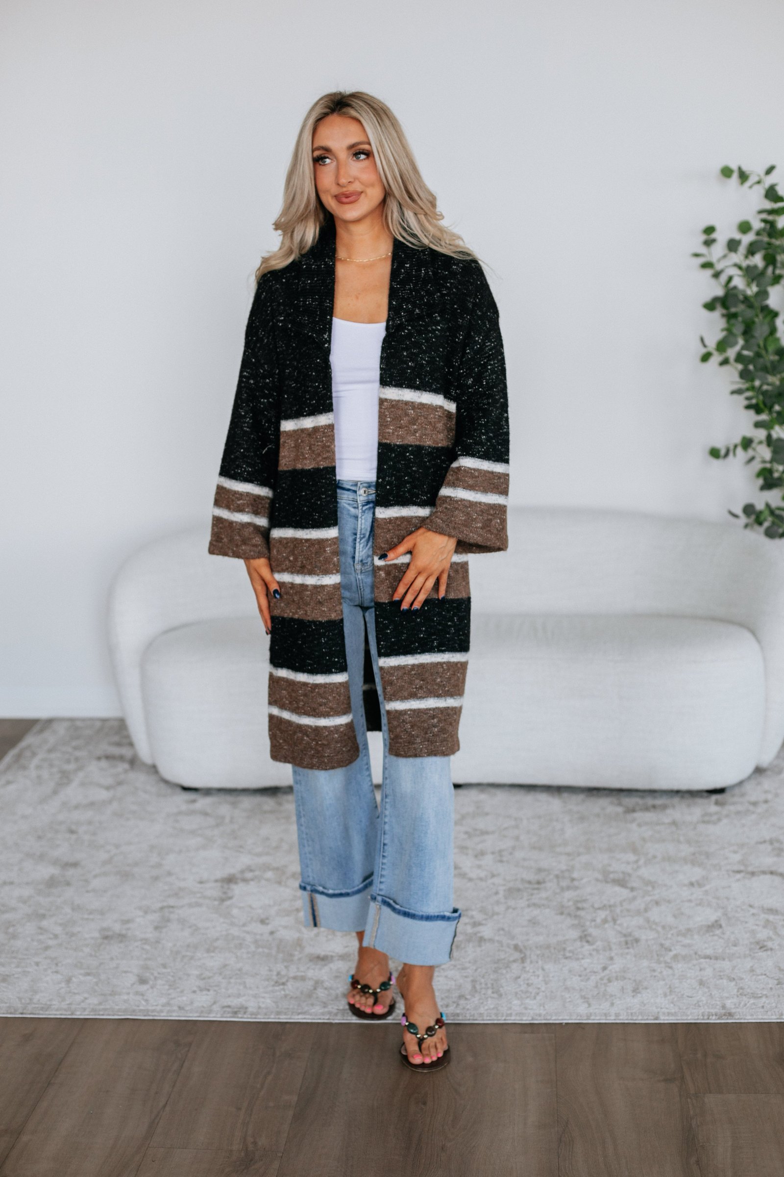 Lowell Striped Cardigan - Image 4