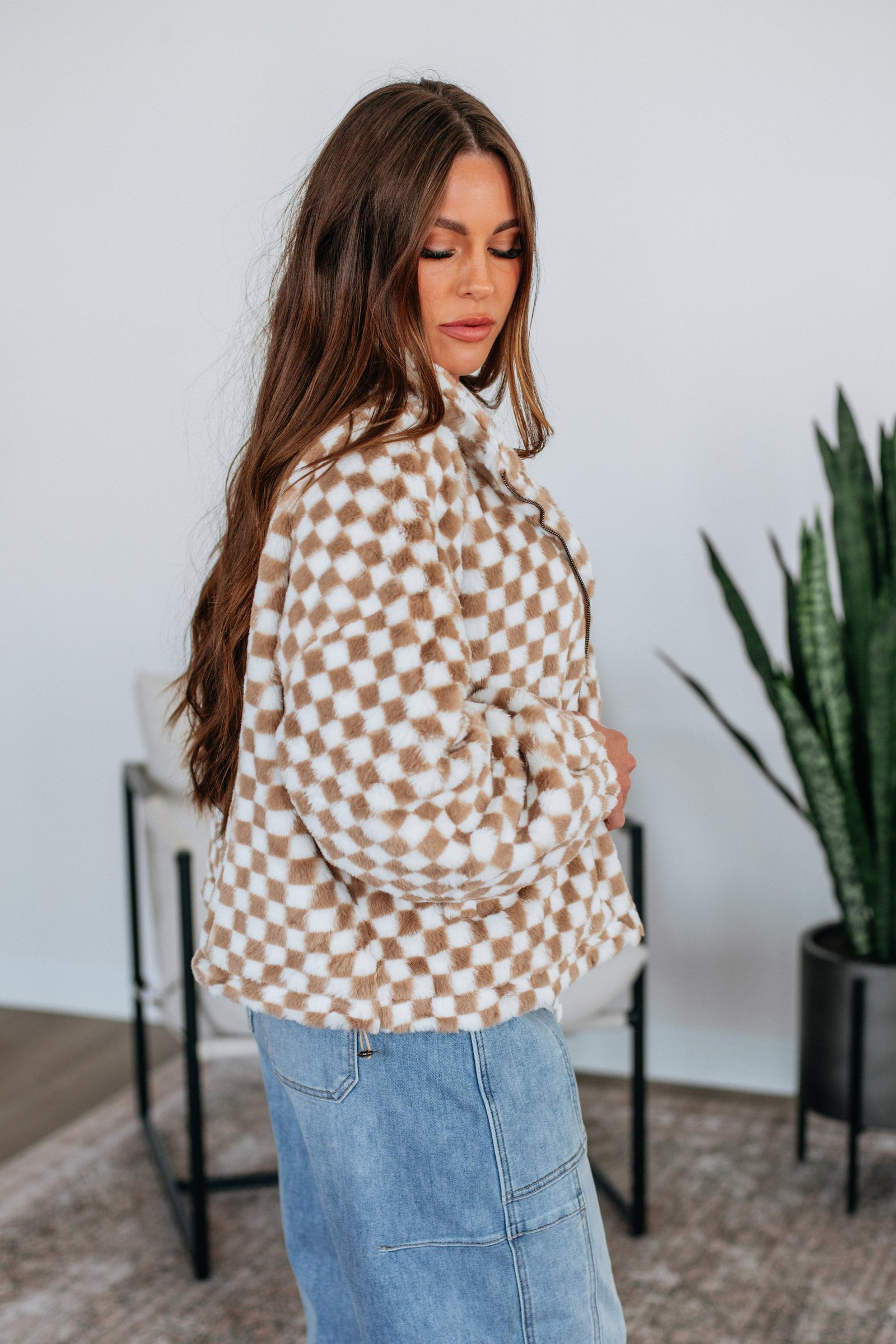 Kristen Checkered Jacket - Image 2