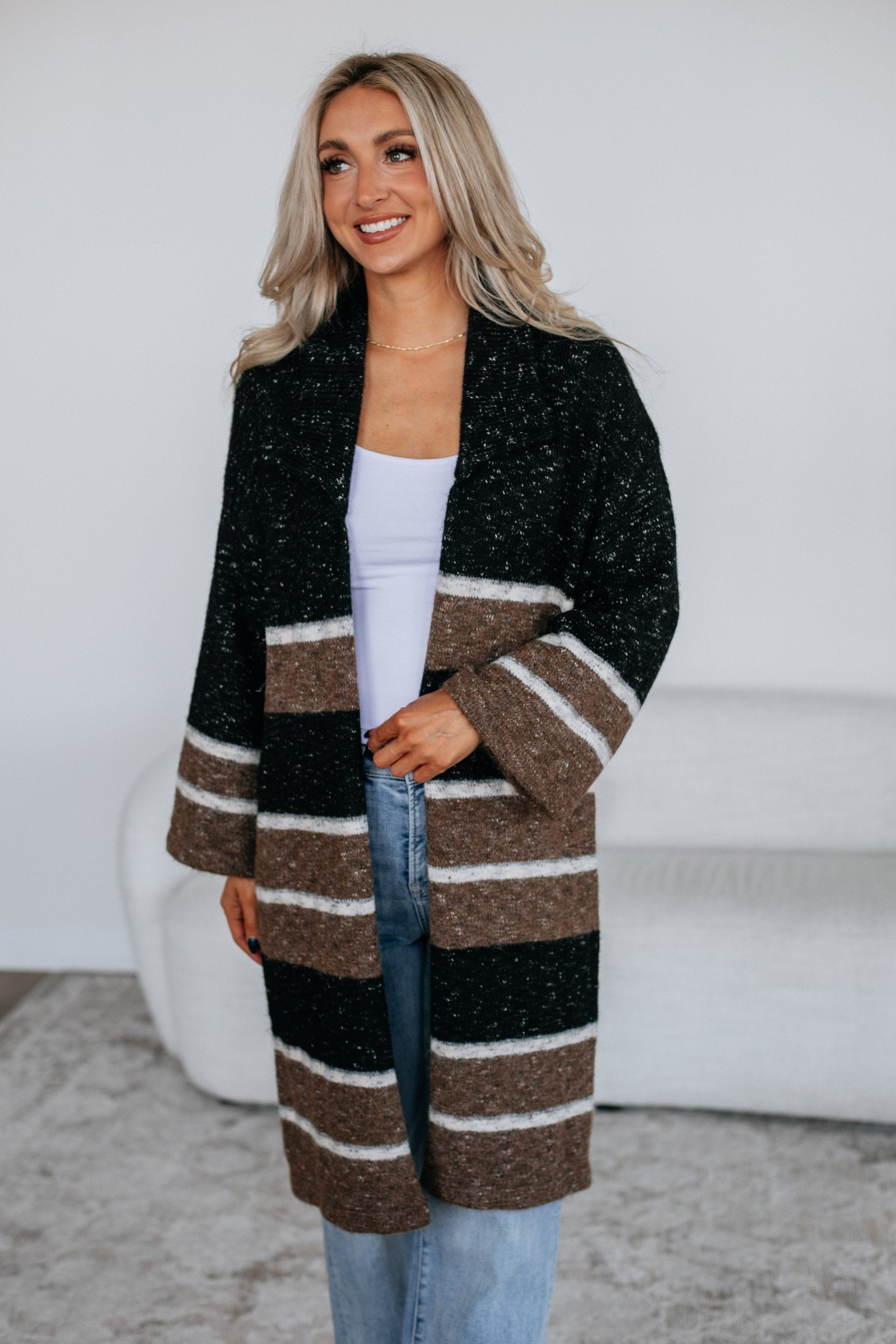 Lowell Striped Cardigan