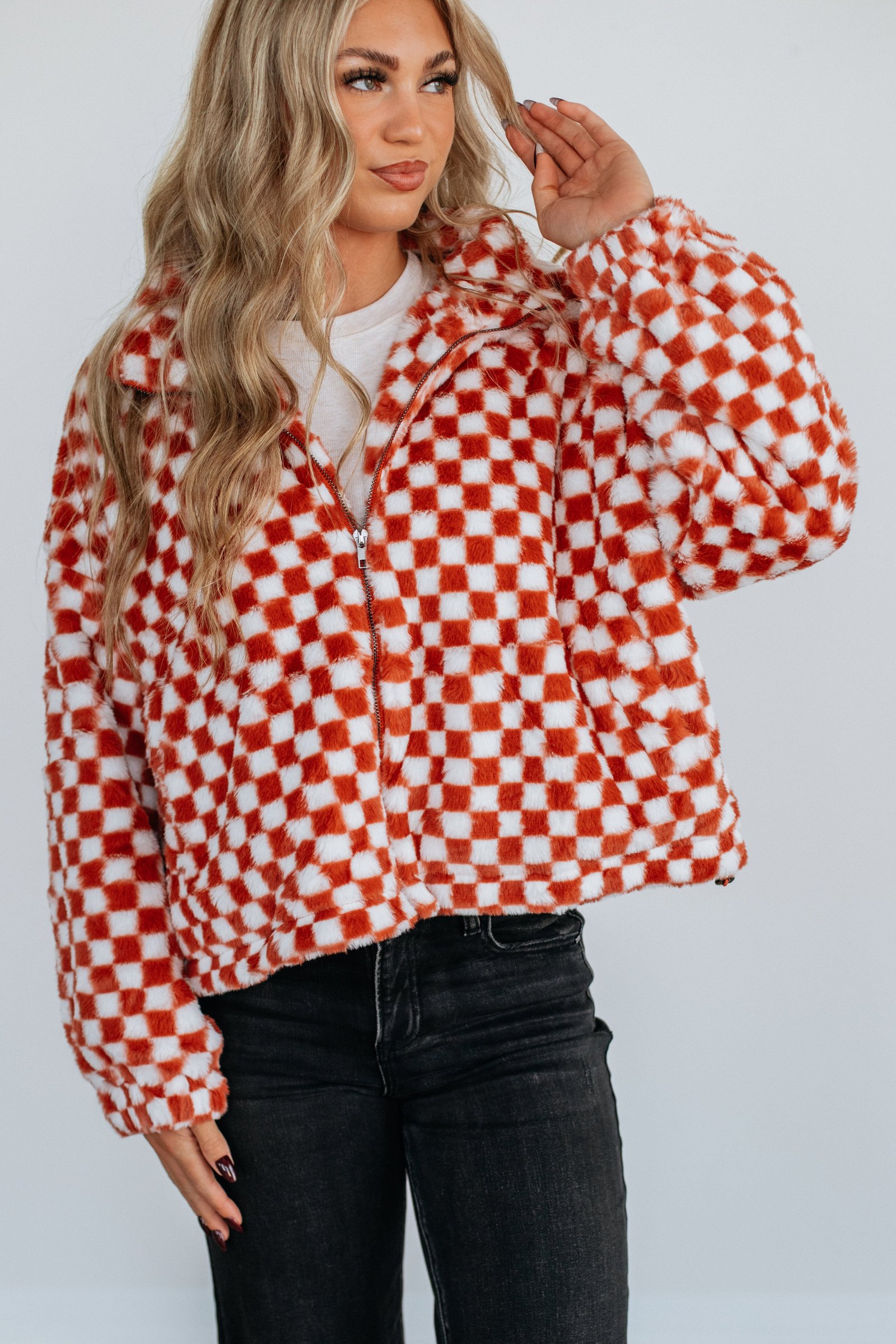 Kristen Checkered Jacket - Image 7