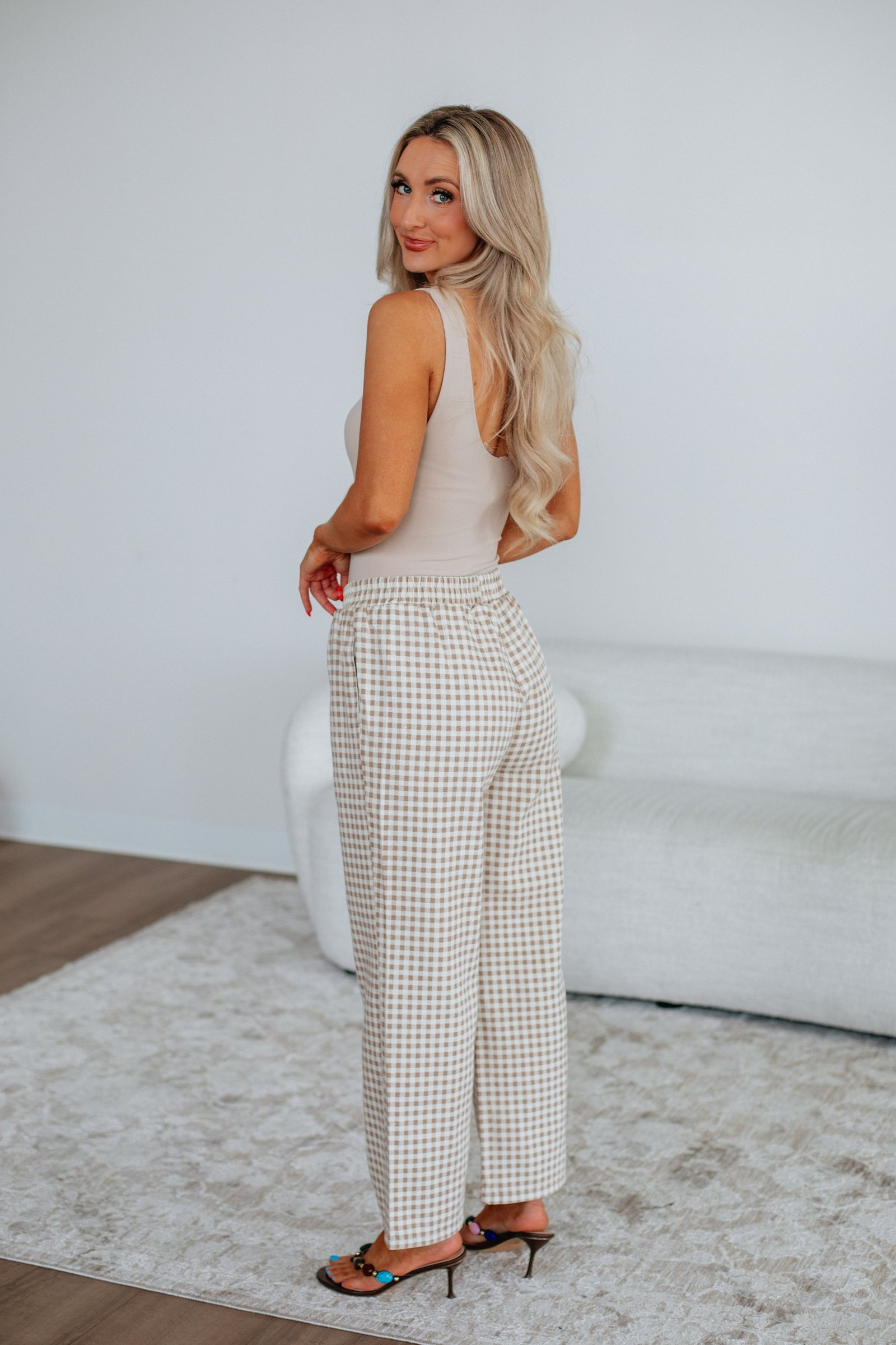 Rehna Gingham Pants - Image 5