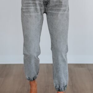 Francie Mica Denim Joggers