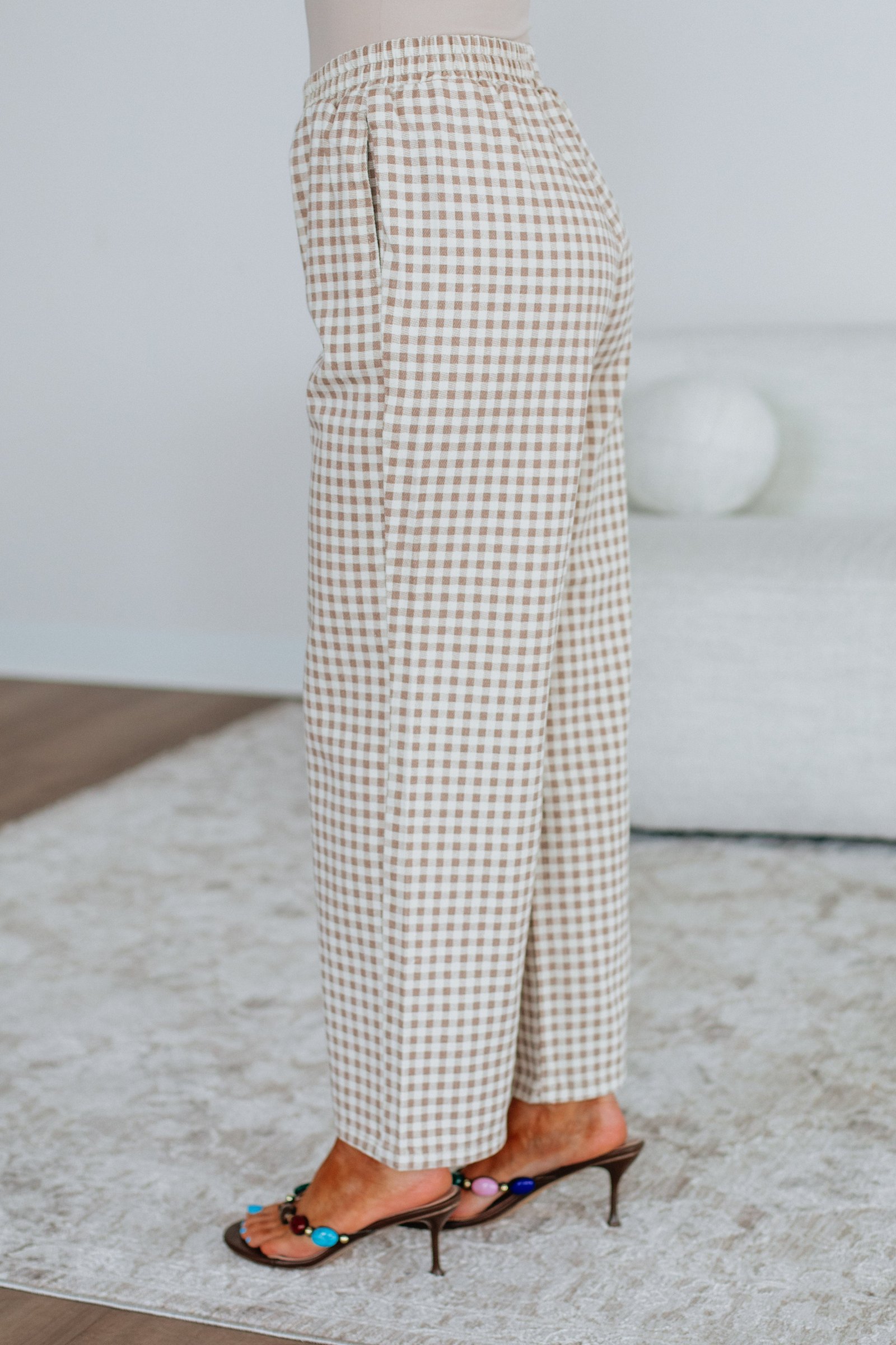 Rehna Gingham Pants - Image 6