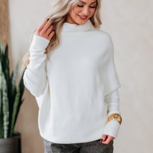 Gretchen Dolman Sweater - Cream