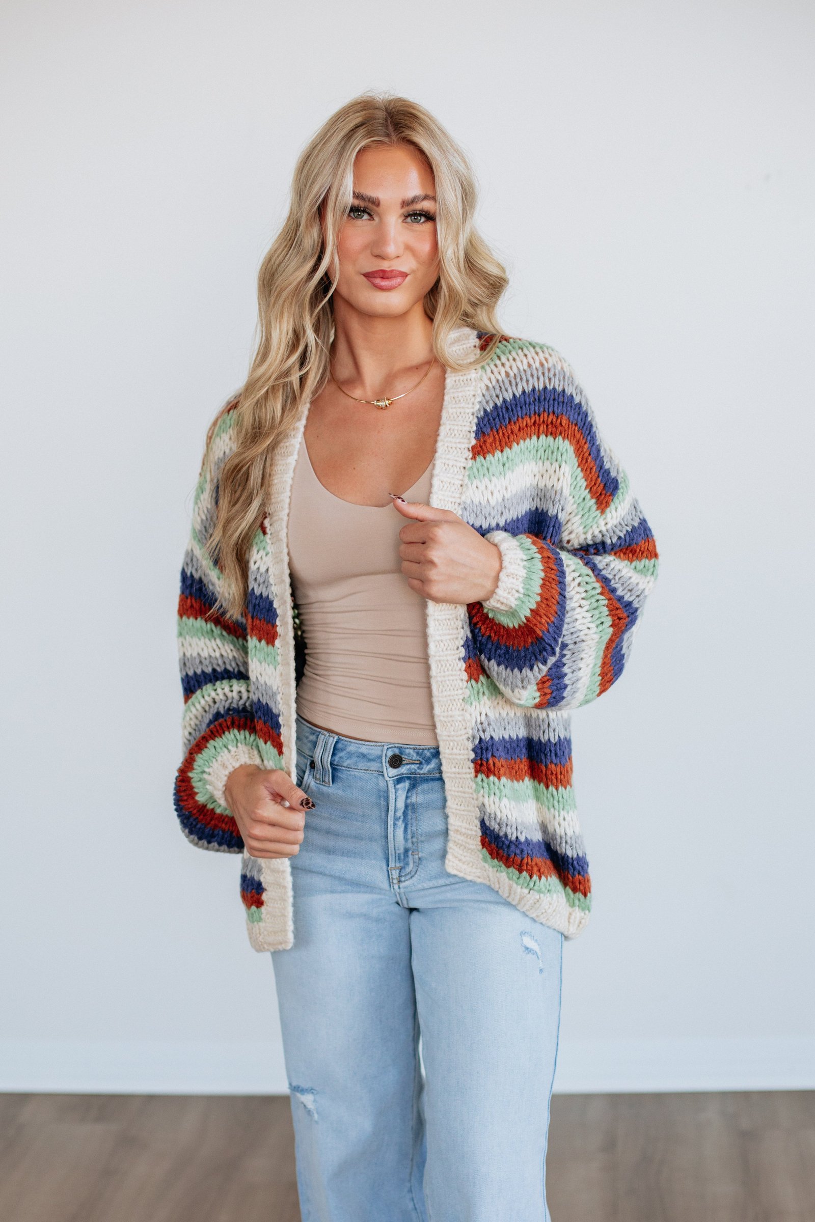 Noella Striped Cardigan - Image 2