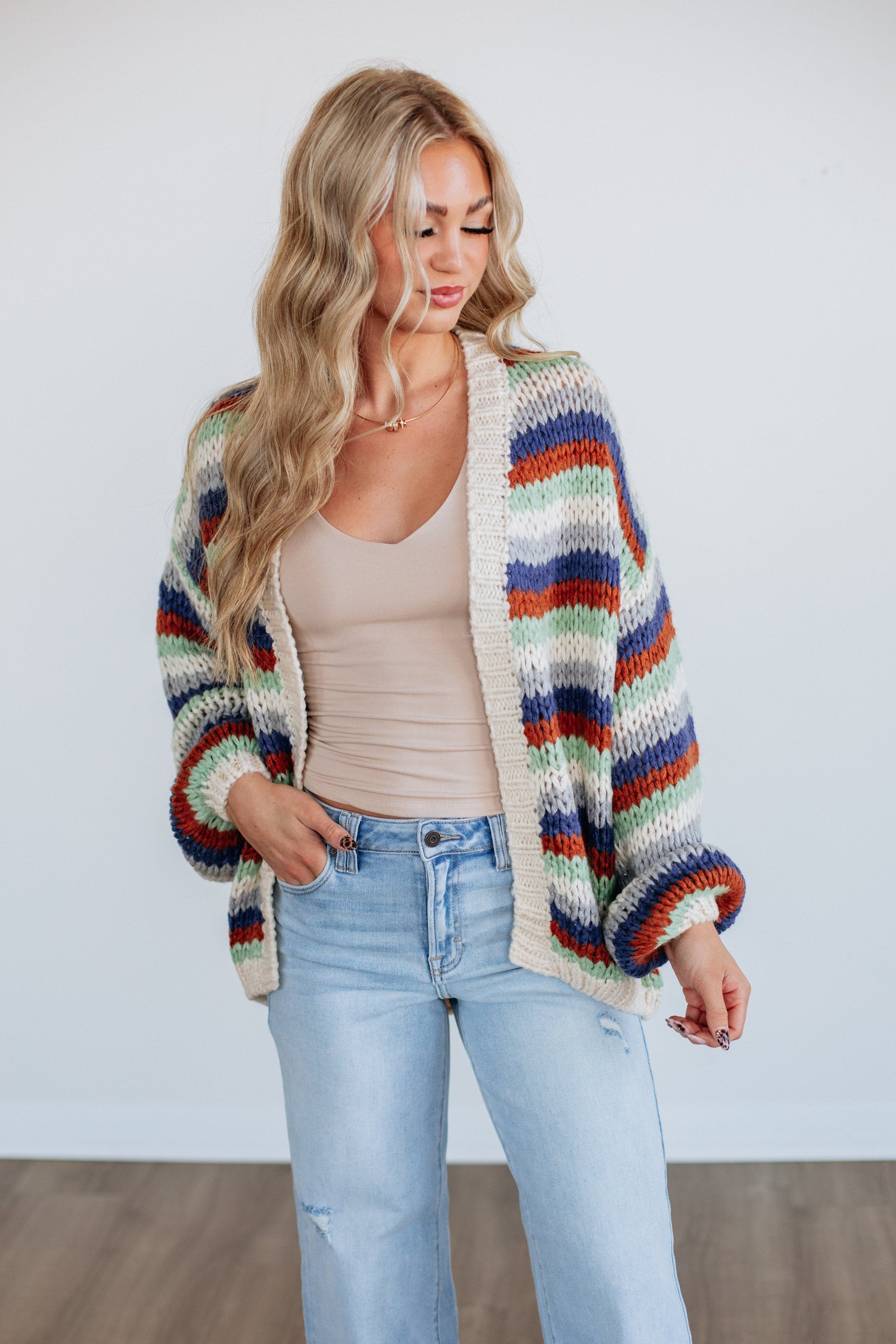 Noella Striped Cardigan - Image 5