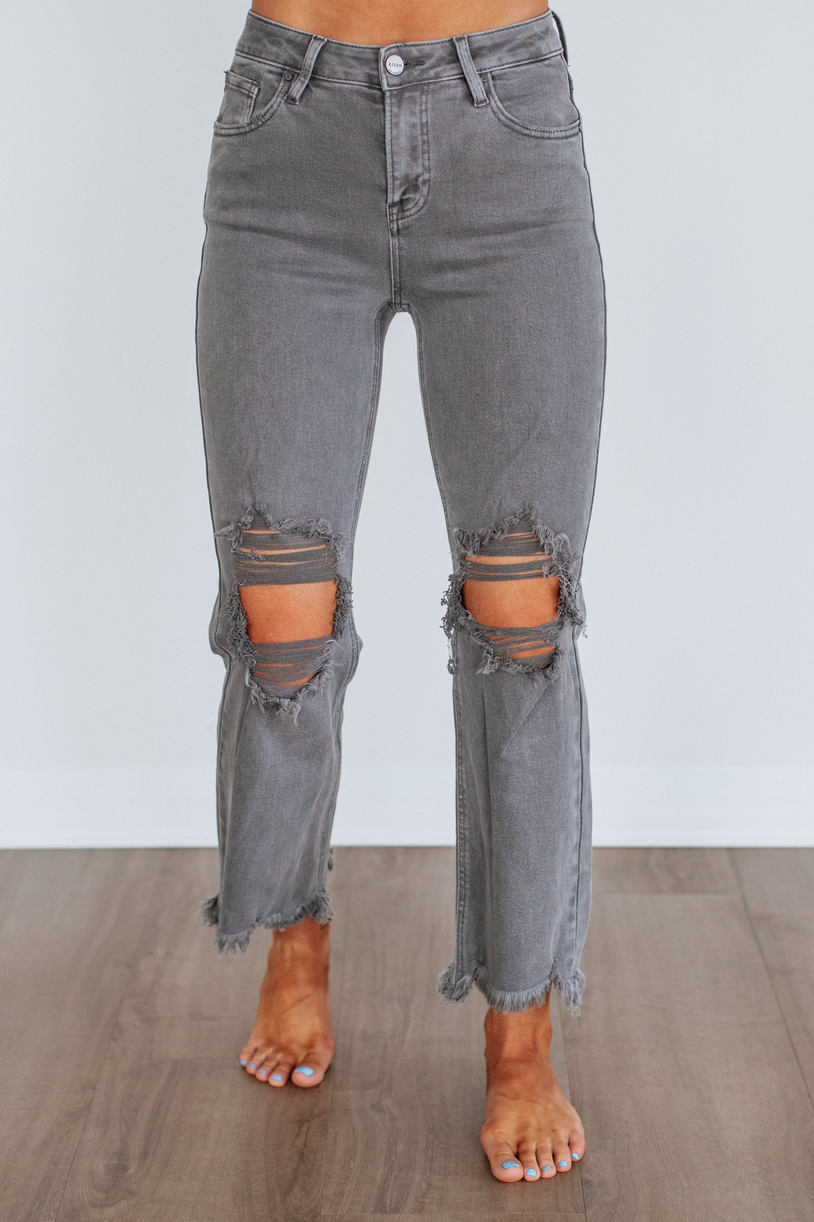 Rudy Risen Jeans - Charcoal - Image 3