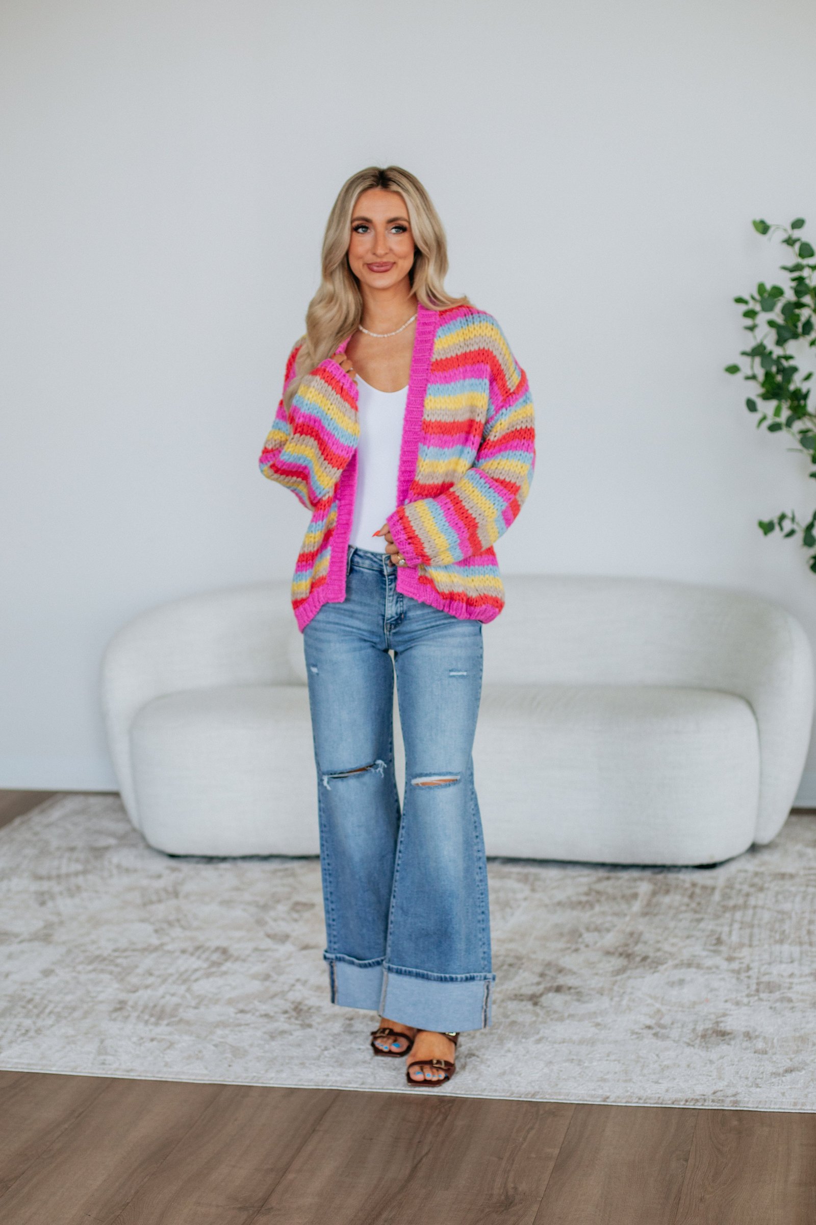 Noella Striped Cardigan - Image 9