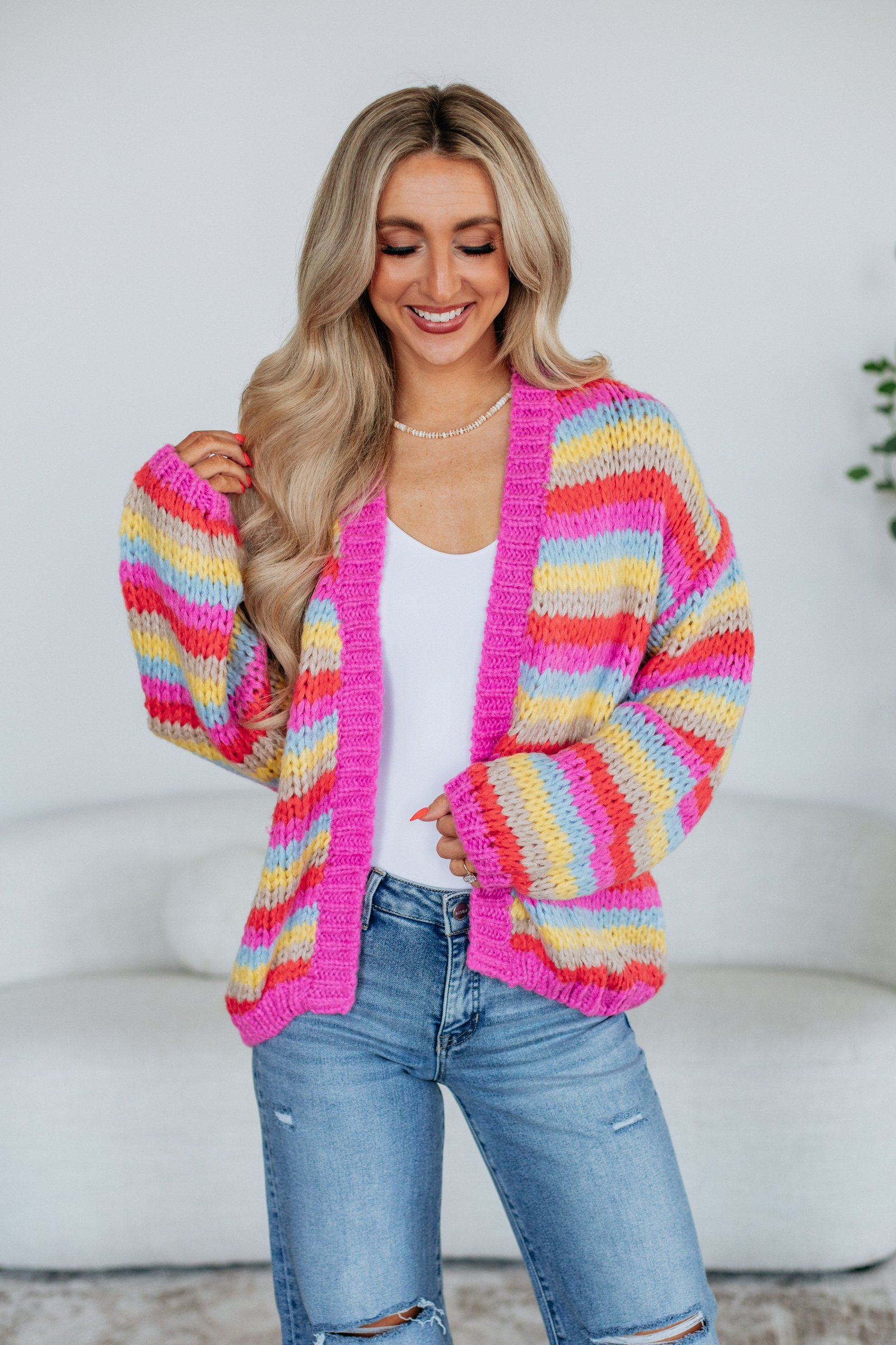 Noella Striped Cardigan - Image 7
