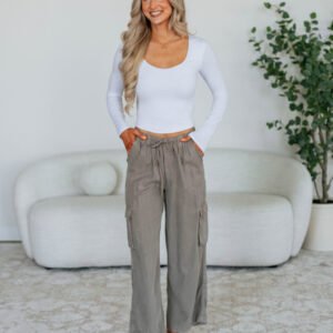 Wylie Cargo Pants - Taupe