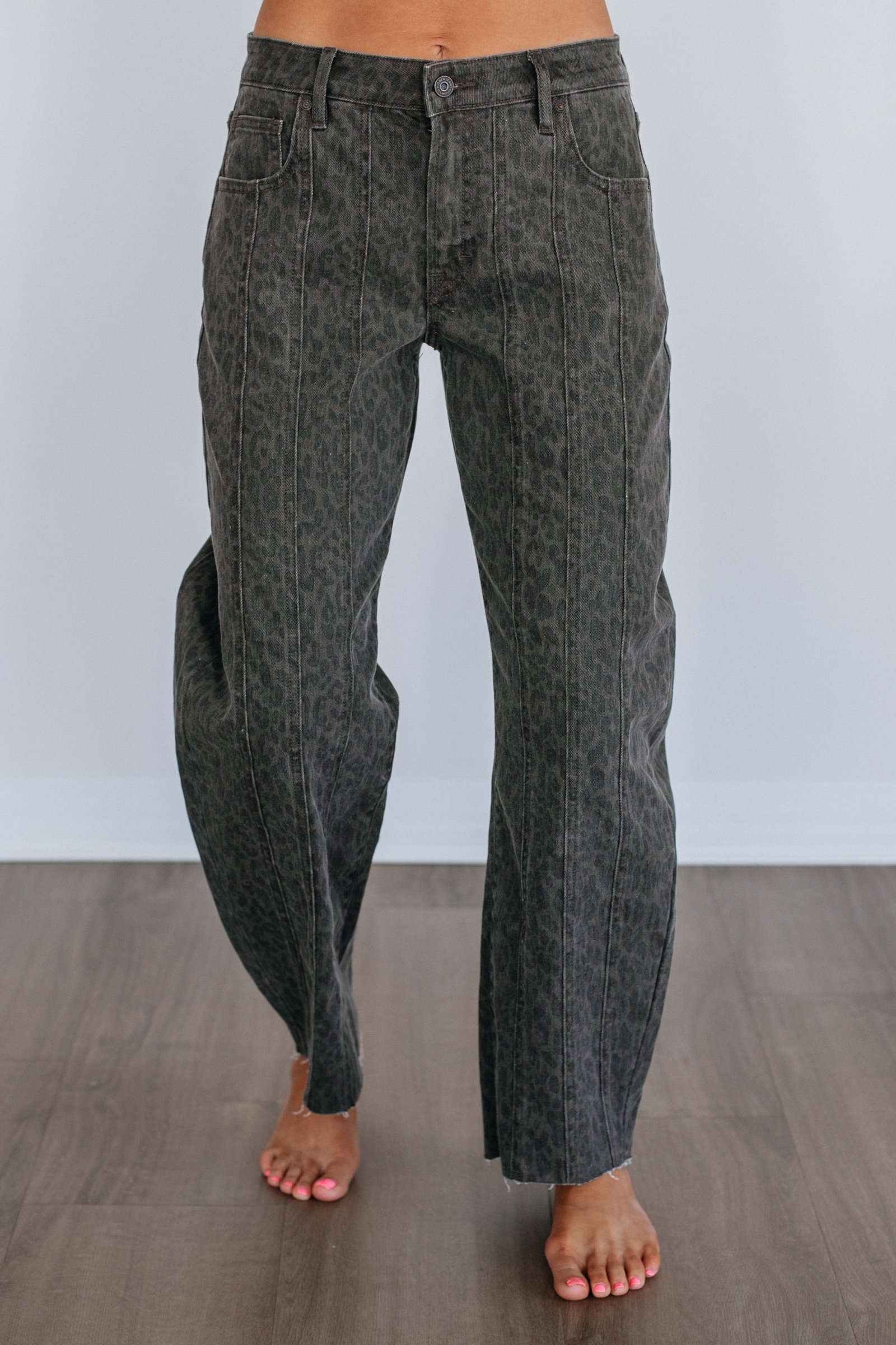 Sammie Hidden Jeans - Dark Cheetah - Image 5