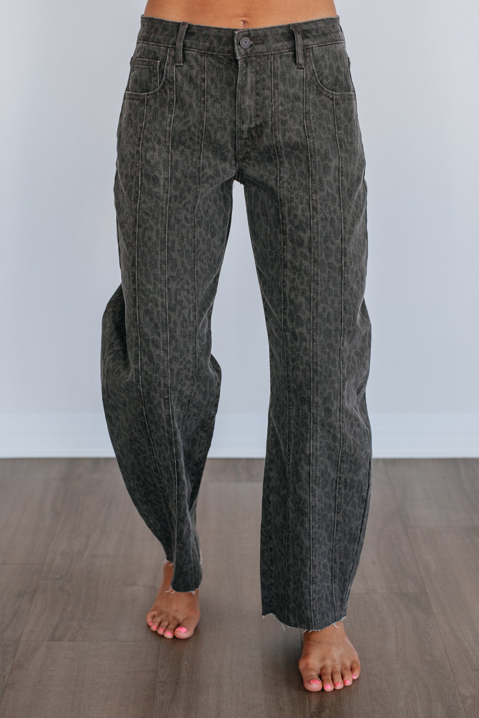 Sammie Hidden Jeans - Dark Cheetah - Image 6