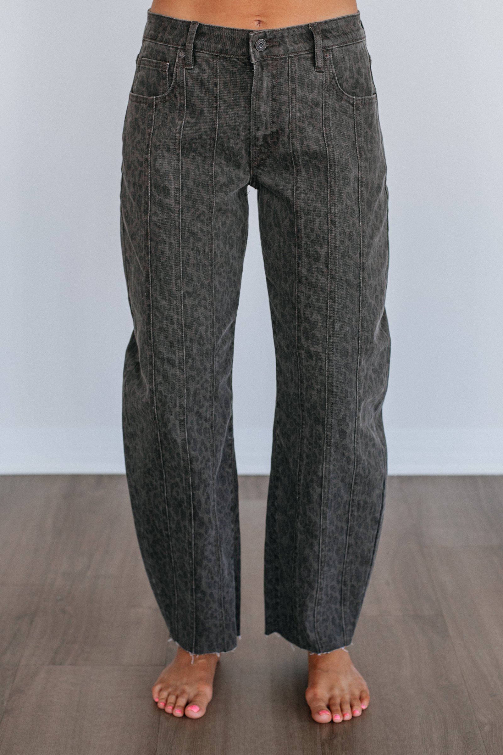 Sammie Hidden Jeans - Dark Cheetah - Image 3