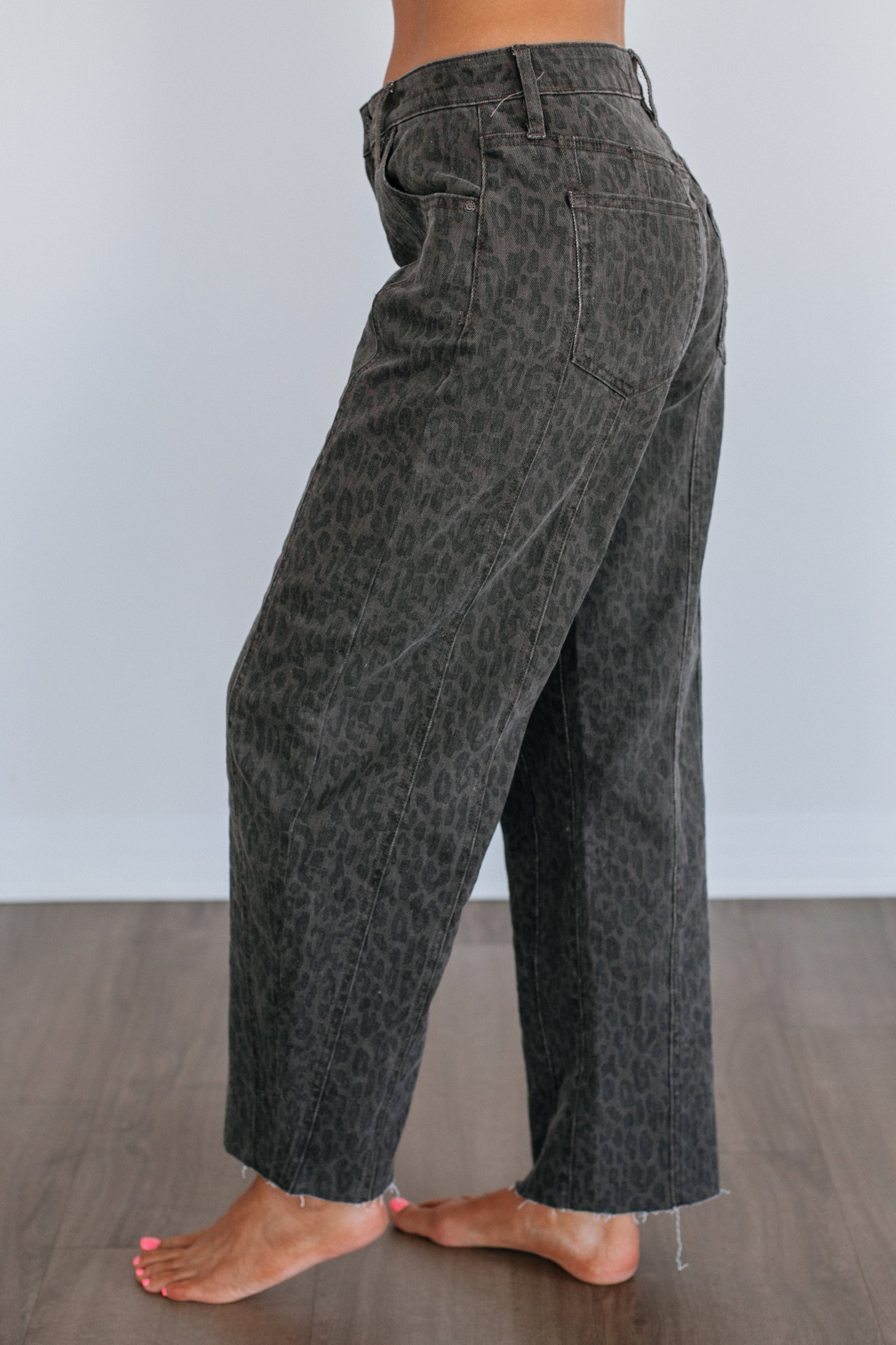 Sammie Hidden Jeans - Dark Cheetah - Image 2