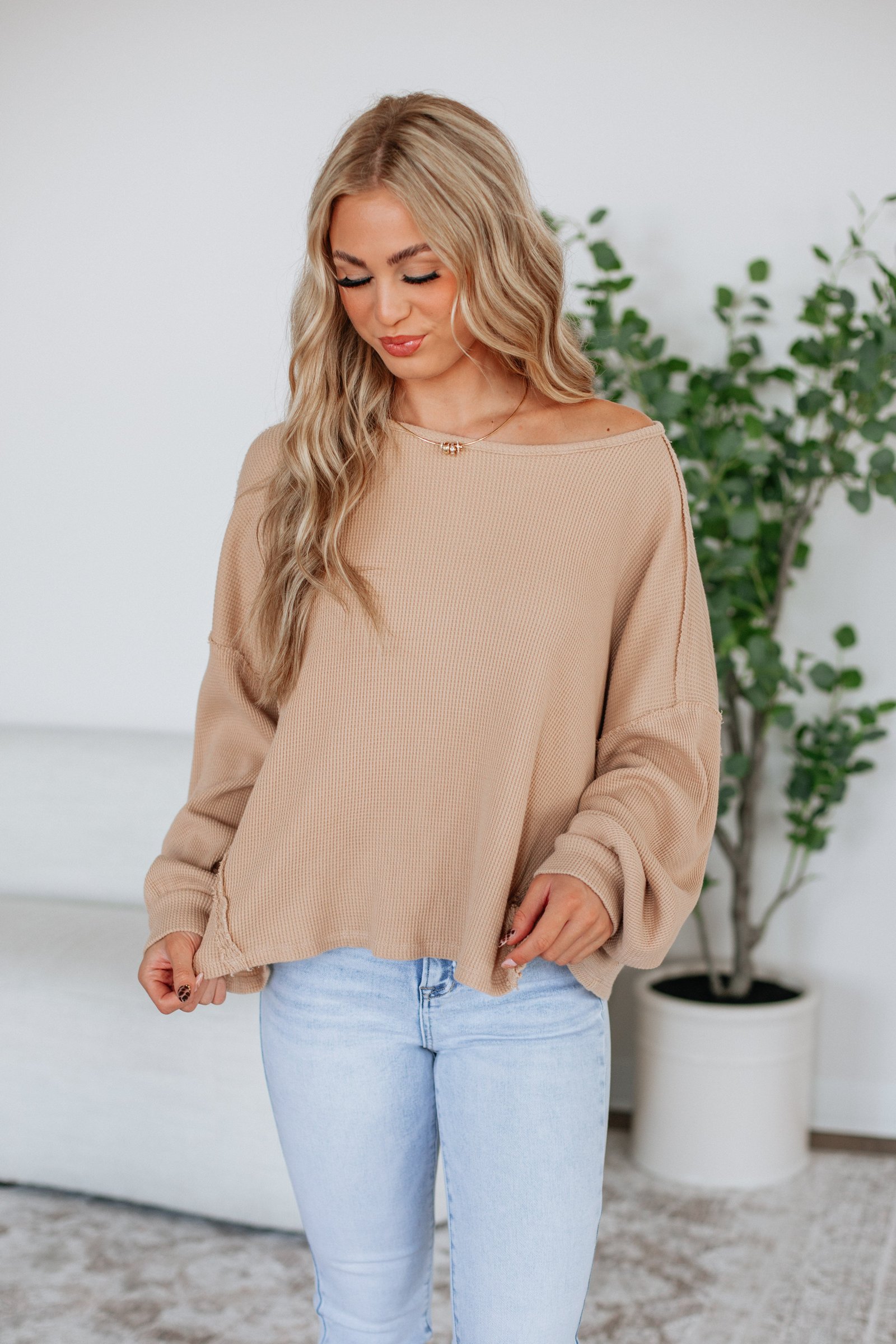 Keara Waffle Knit Pullover - Image 4